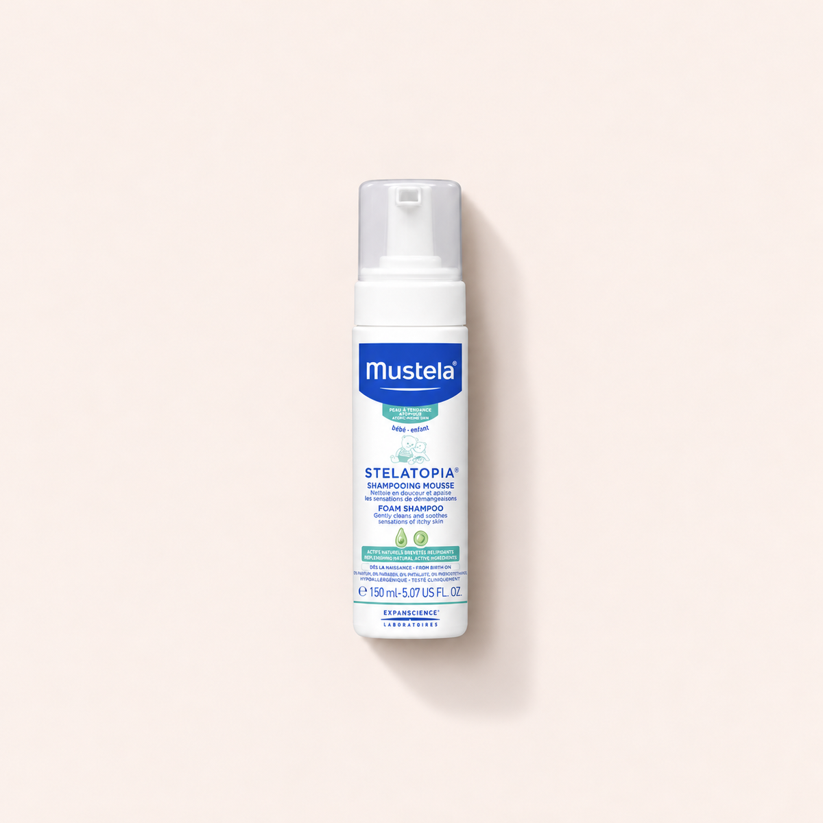 Mustela Bébé Stelatopia Foam Shampoo 150 ml – šampon – MrRizz