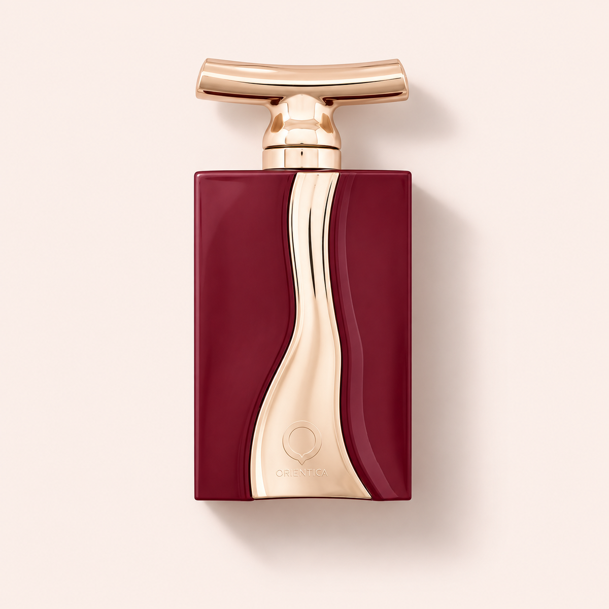 Orientica de Orientica Rosé de Orientica EDP 90 ml na teplém růžovém pozadí – MrRizz