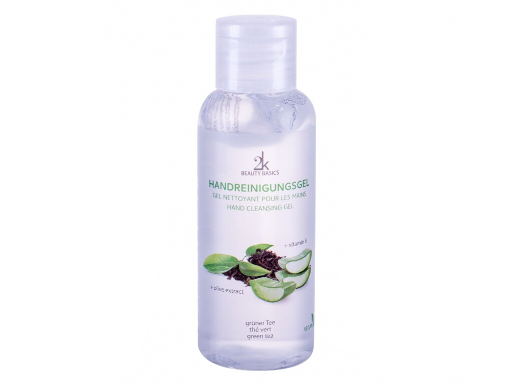 2K Hand Cleansing Gel 100 ml na béžovém pozadí – MrRizz