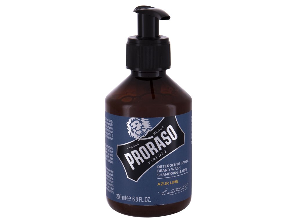 PRORASO Azur Lime Beard Wash 200 ml - 200ml - Šampon na vousy