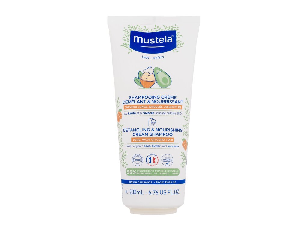 Mustela Bébé Entwirrende & Nährende Cremeshampoo 200 ml