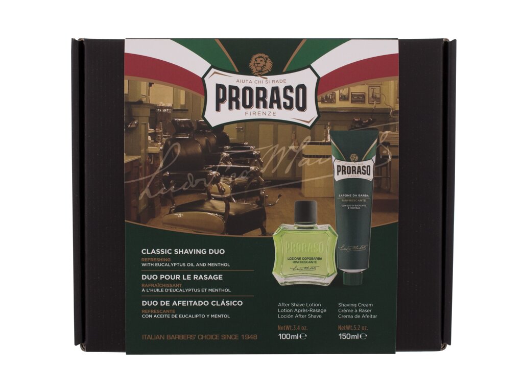 PRORASO Grünes Klassisches Rasier-Duo 100 ml