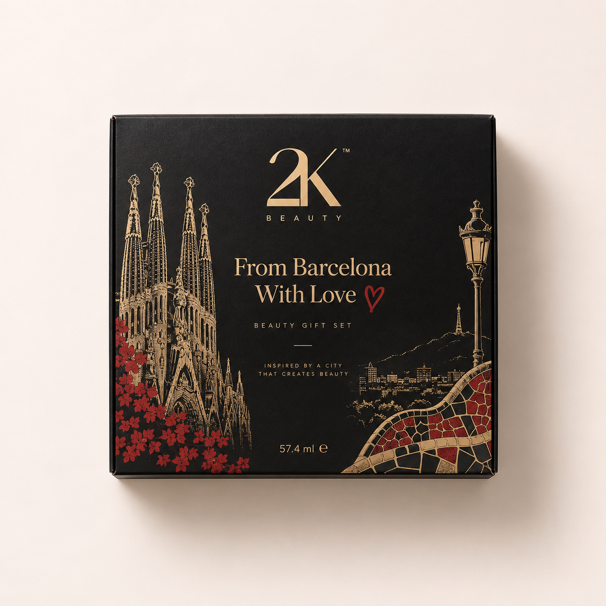 2K From Barcelona With Love Black 57,4 ml – produktová fotografie