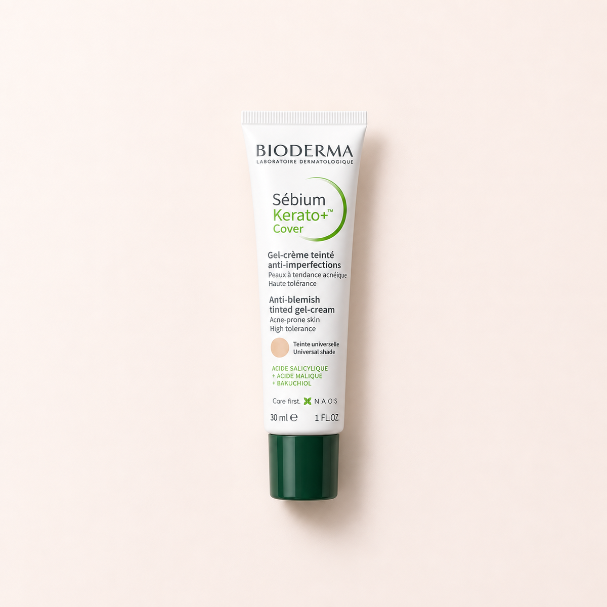BIODERMA Sébium Kerato+ Cover Anti-Blemish Tinted Gel-Cream 30 ml – produktová fotografie