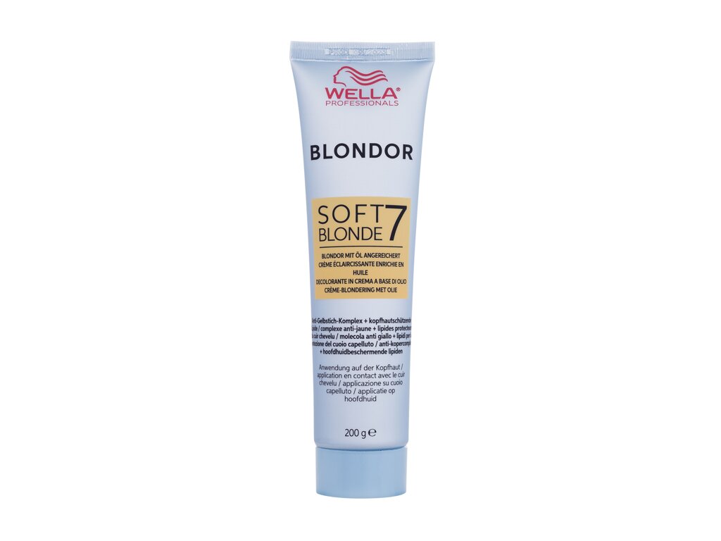 Wella Professionals Blondor Soft Blonde 7 200 ml - 200ml - Barva na vlasy