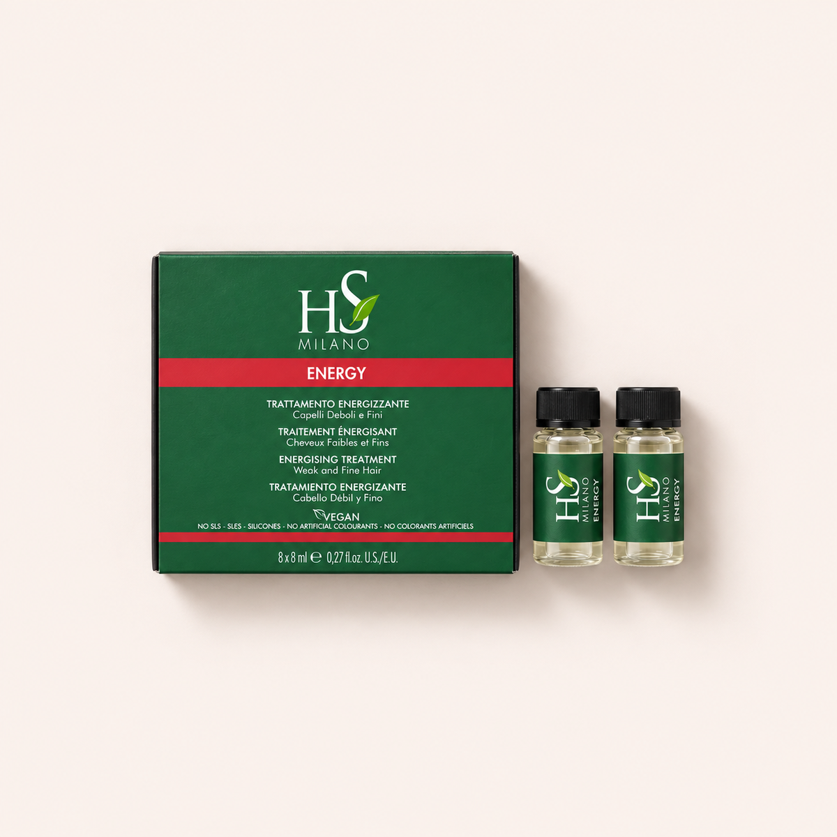 HS MILANO Energy Energising Treatment 8x8 ml