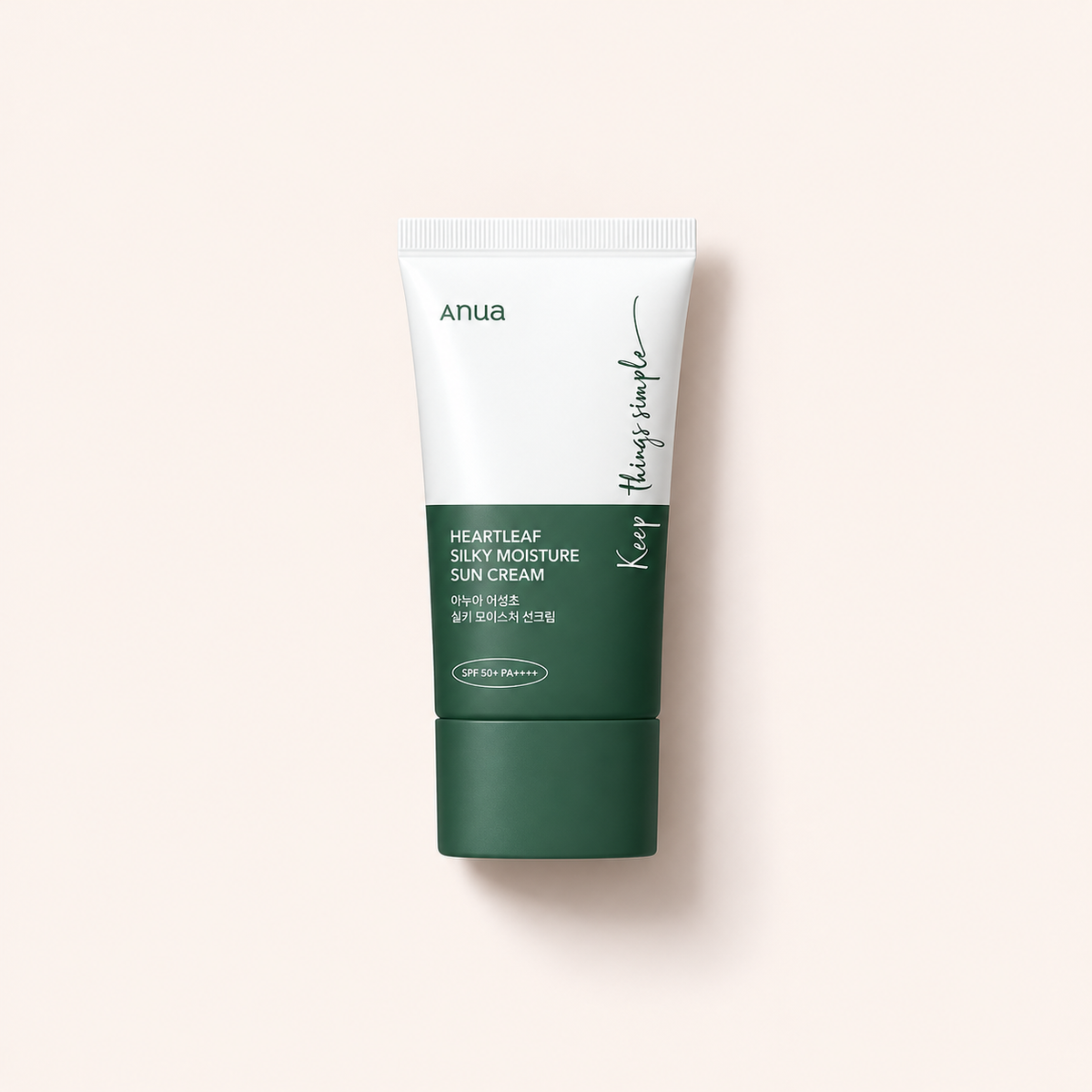 Anua Heartleaf Silky Moisture Sun Cream 50 ml, opalovací krém SPF 50+ – MrRizz