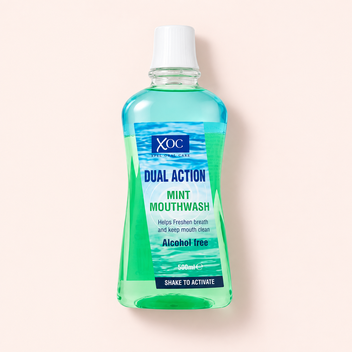 Produktová fotografie Xpel Dual Action Mint Mouthwash 500 ml – MrRizz
