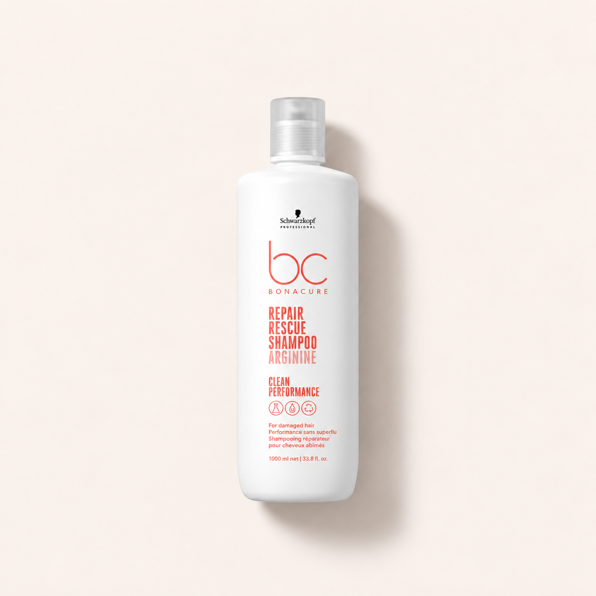 Schwarzkopf Professional BC Bonacure Repair Rescue Arginine Shampoo 1000 ml – regenerační šampon – MrRizz