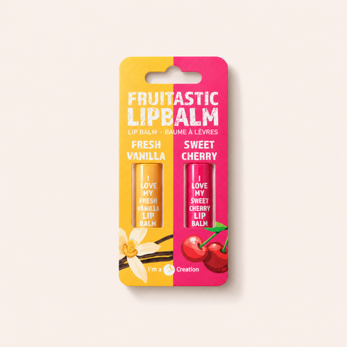 2K Fruitastic Fresh Vanilla & Sweet Cherry dárková sada balzámů na rty 2×4,2 g – titulní fotografie MrRizz