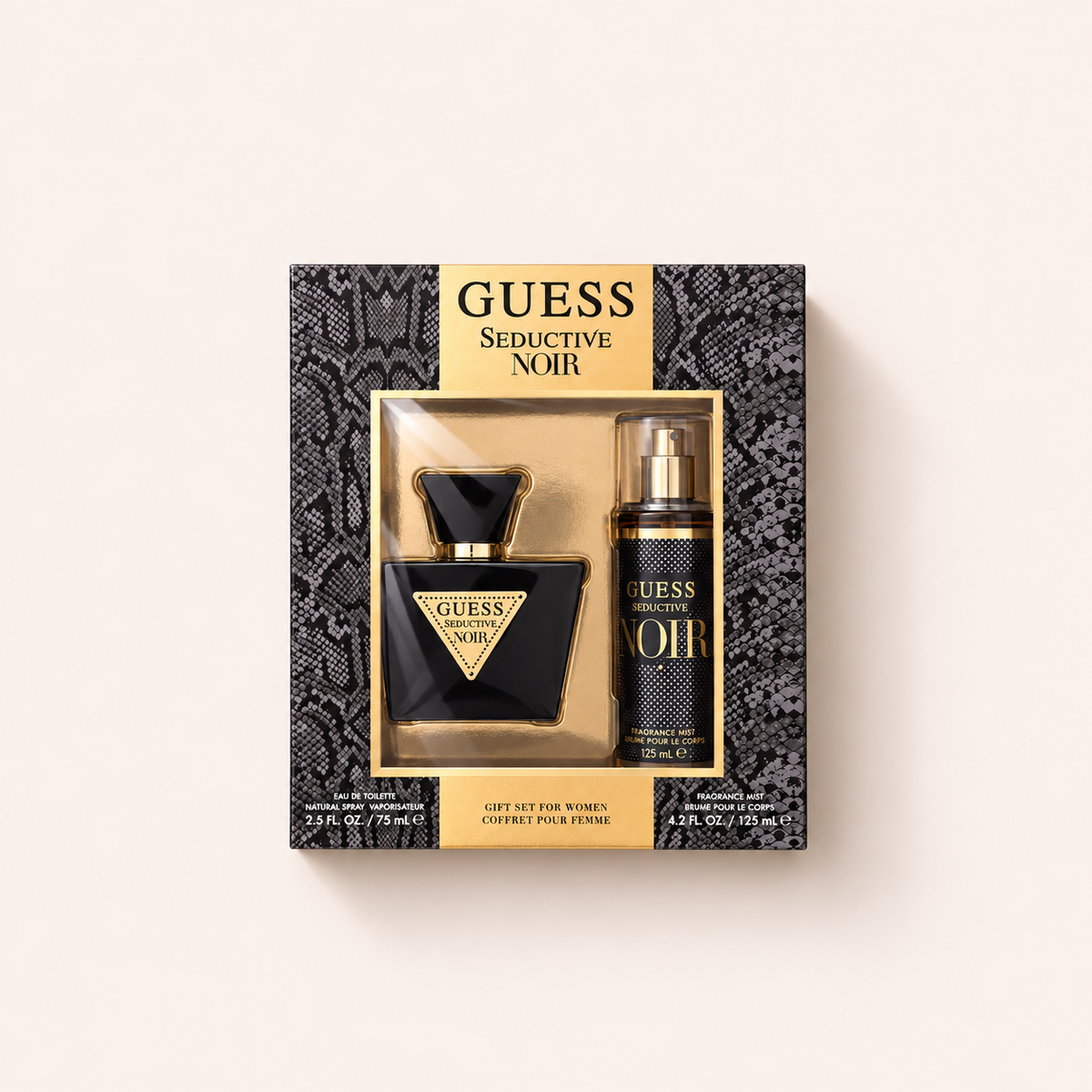 Guess Seductive Noir – sada Eau de Toilette 75 ml a tělová mlha 125 ml