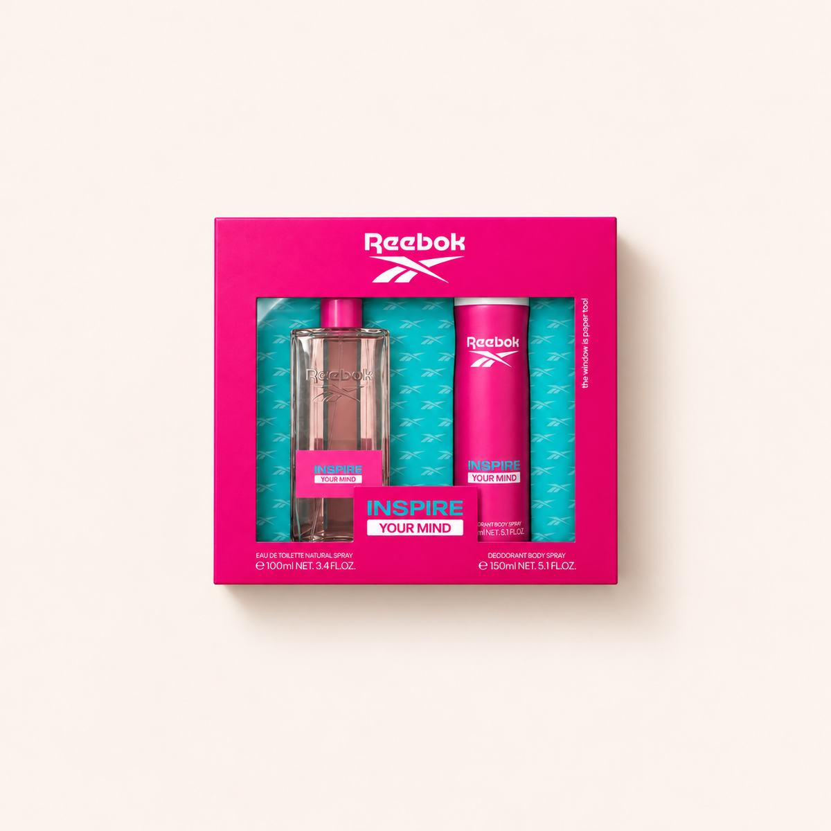Reebok Inspire Your Mind – sada EDT 100 ml a deodorant 150 ml