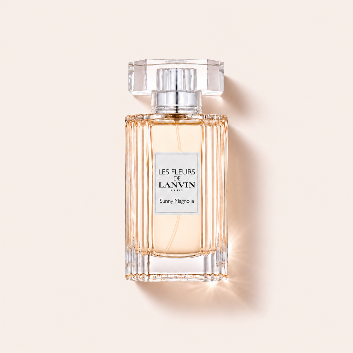 Lanvin Les Fleurs de Lanvin Sunny Magnolia EDT 90 ml, čirý rýhovaný flakon s průhledným víčkem – MrRizz