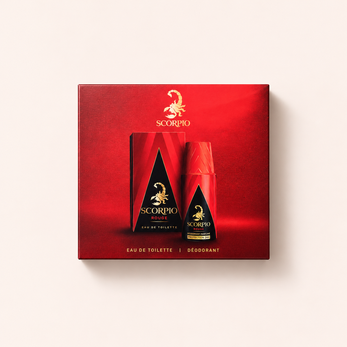 Scorpio Rouge – sada Eau de Toilette 75 ml a deodorant 150 ml