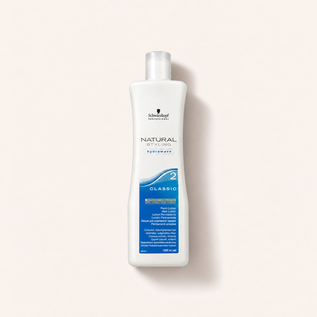 Schwarzkopf Professional Natural Styling Hydrowave Classic 2 Perm Lotion 1000 ml – přípravek pro trvalou ondulaci – MrRizz