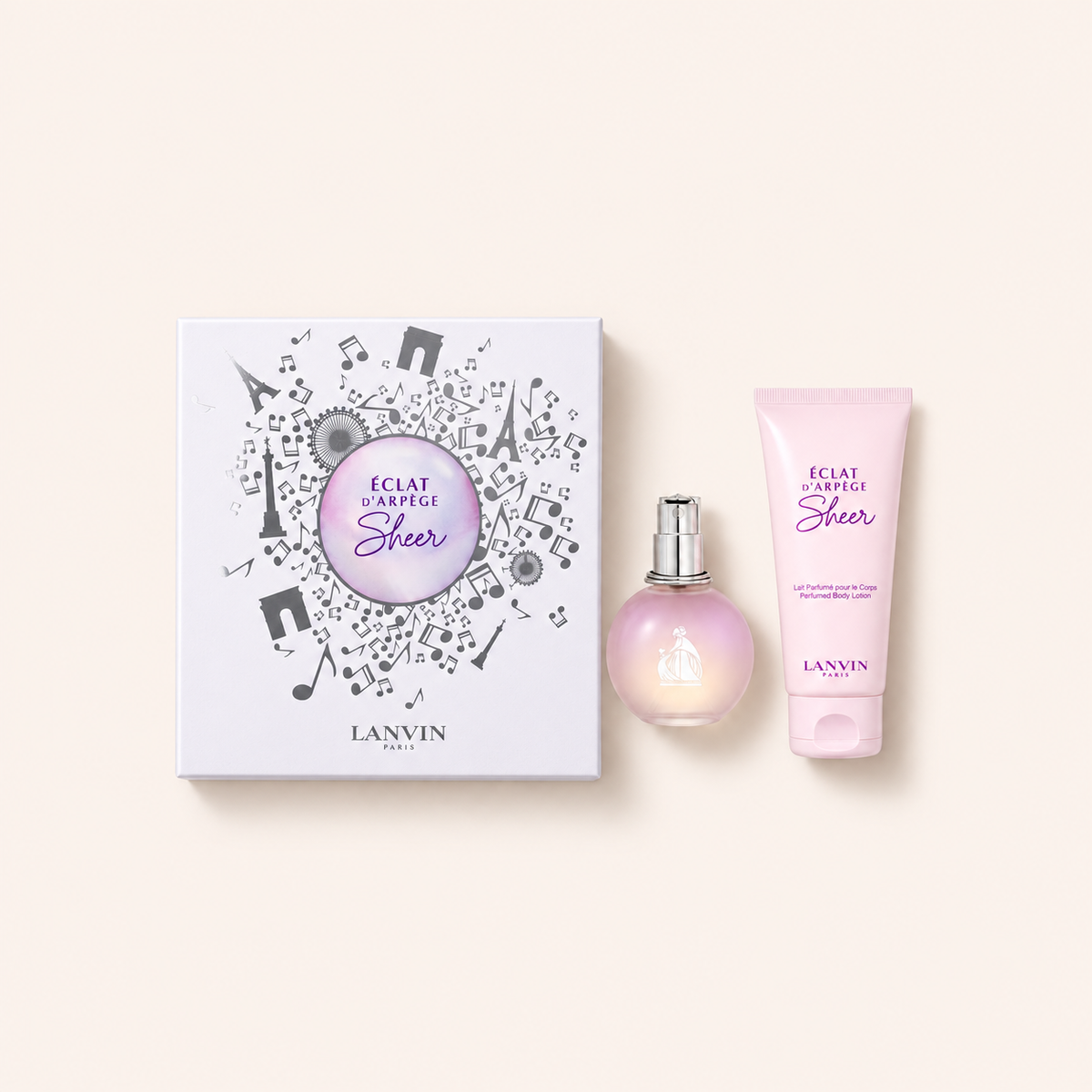 Lanvin Éclat d’Arpège Sheer dárková sada EDT 50 ml + tělové mléko 100 ml – MrRizz