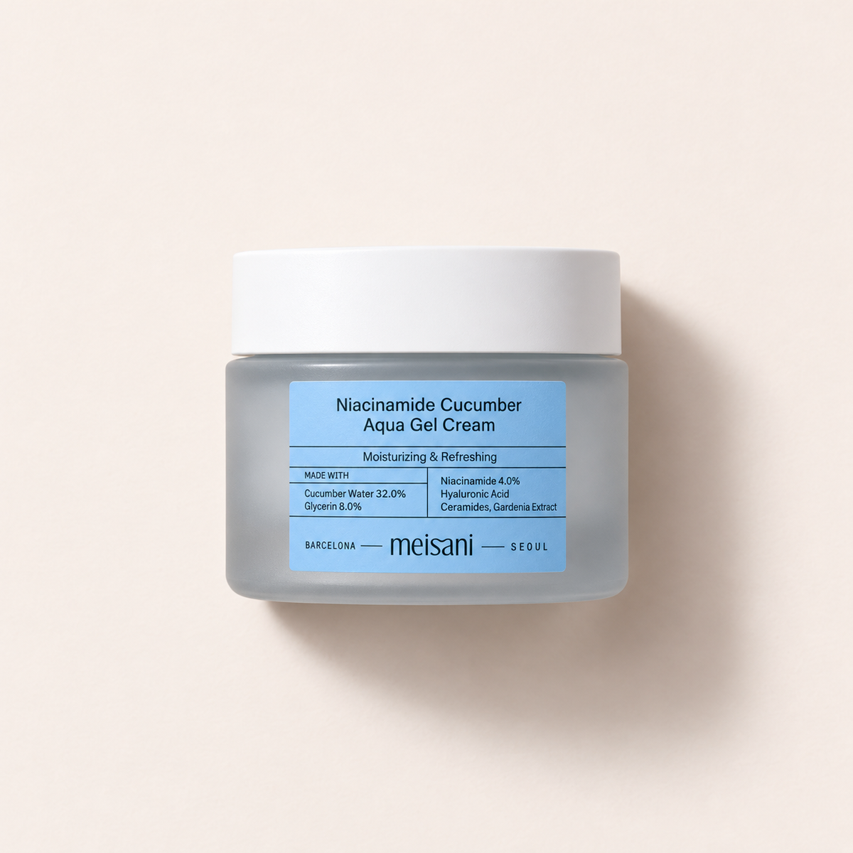 Meisani Niacinamide Cucumber Aqua Gel Cream 50 ml – MrRizz