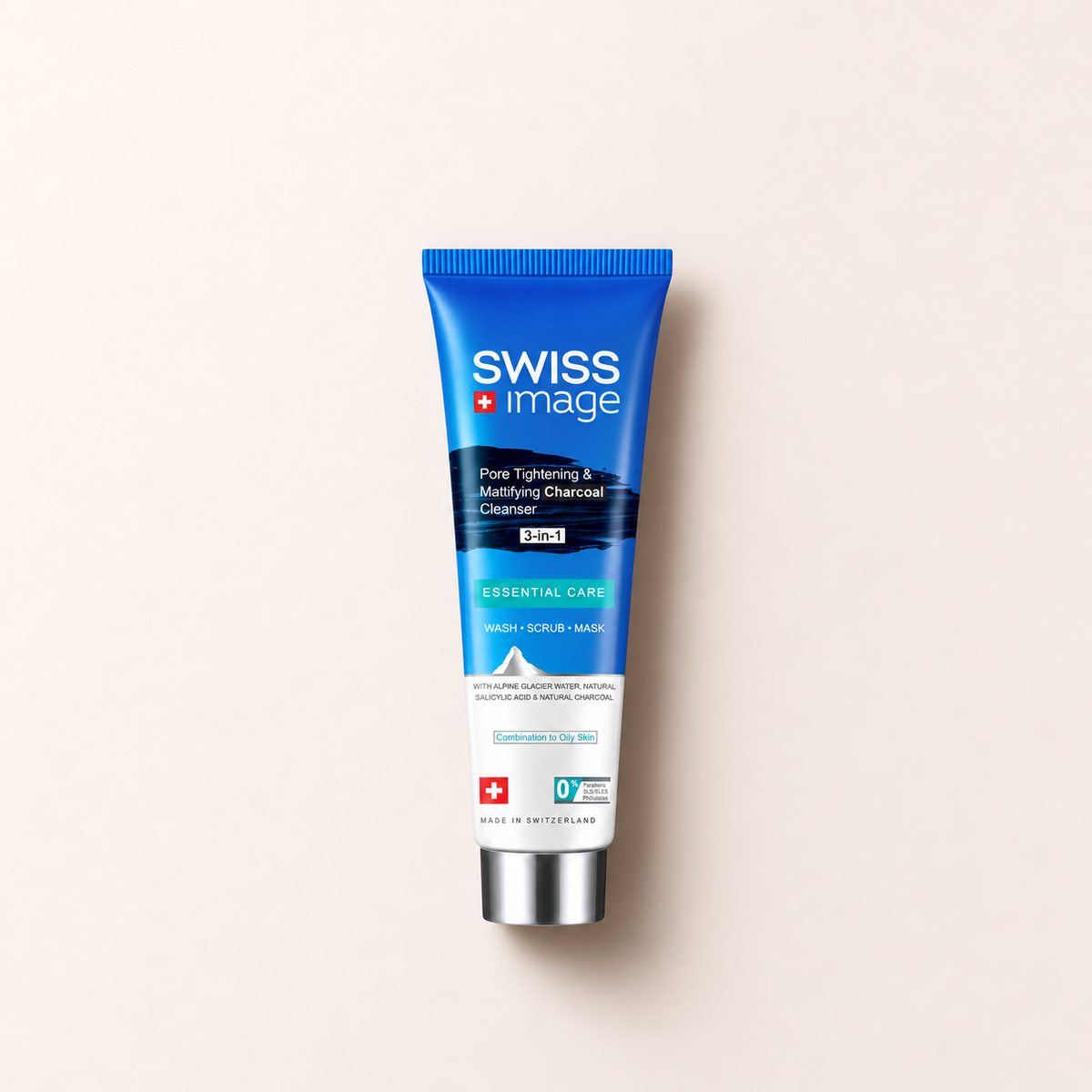 Swiss Image Essential Care Pore Tightening & Mattifying Charcoal Cleanser 100 ml – MrRizz