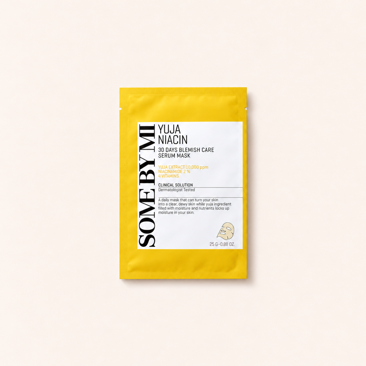 Plátýnková maska Some By Mi Yuja Niacin 30 Days Blemish Care 25 g – MrRizz