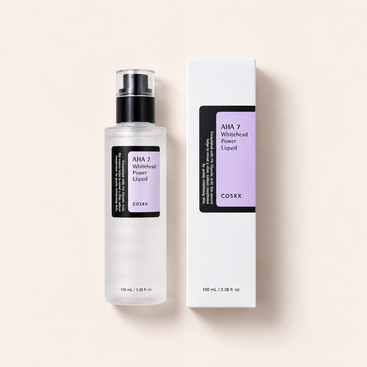 COSRX AHA 7 Whitehead Power Liquid 100 ml – produkt s obalem – MrRizz