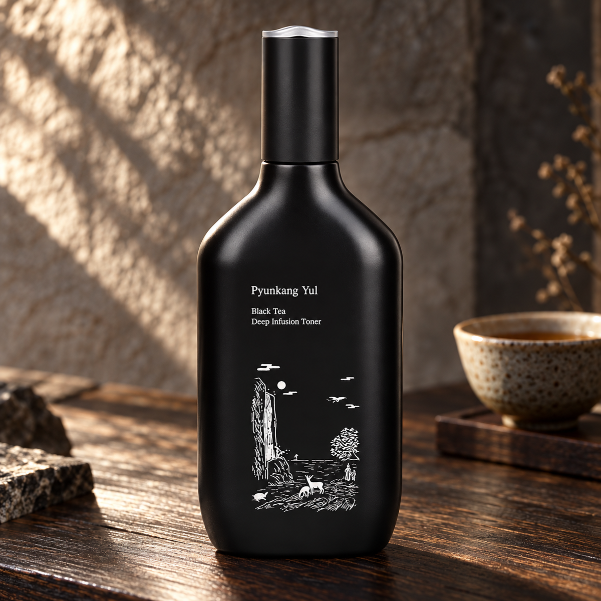 Pyunkang Yul Black Tea Deep Infusion Toner 130 ml – atmosférická fotografie – MrRizz