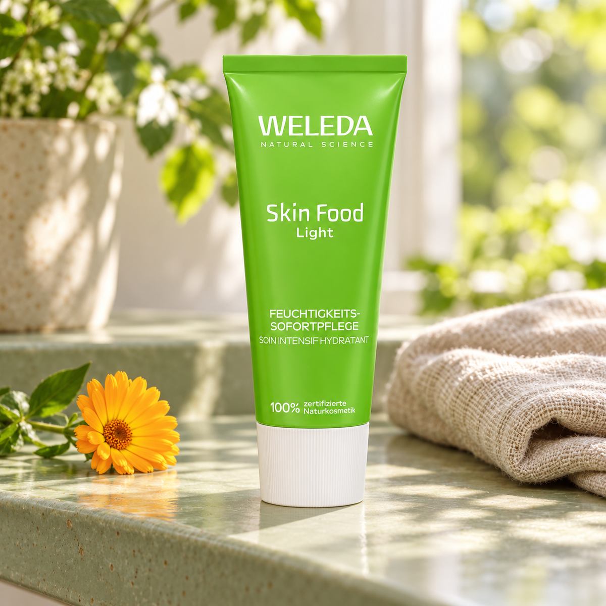 Weleda Skin Food Light Denní pleťový krém 75 ml – atmosférická fotografie – MrRizz