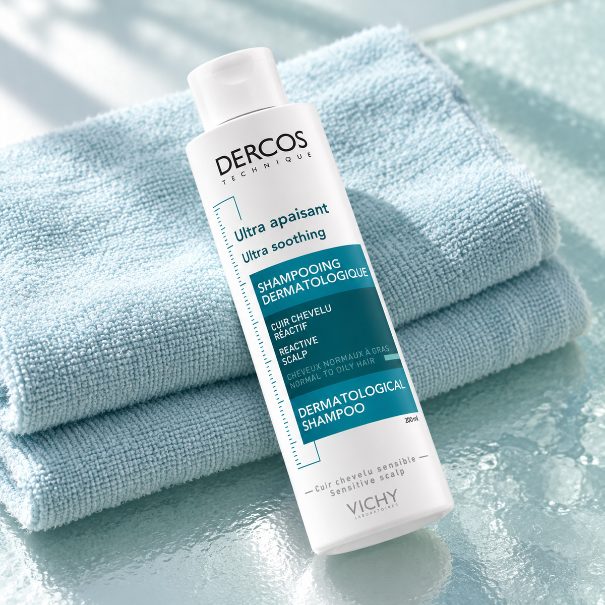 Vichy Dercos Ultra Soothing Dermatological Shampoo 200 ml – atmosférická fotografie – MrRizz