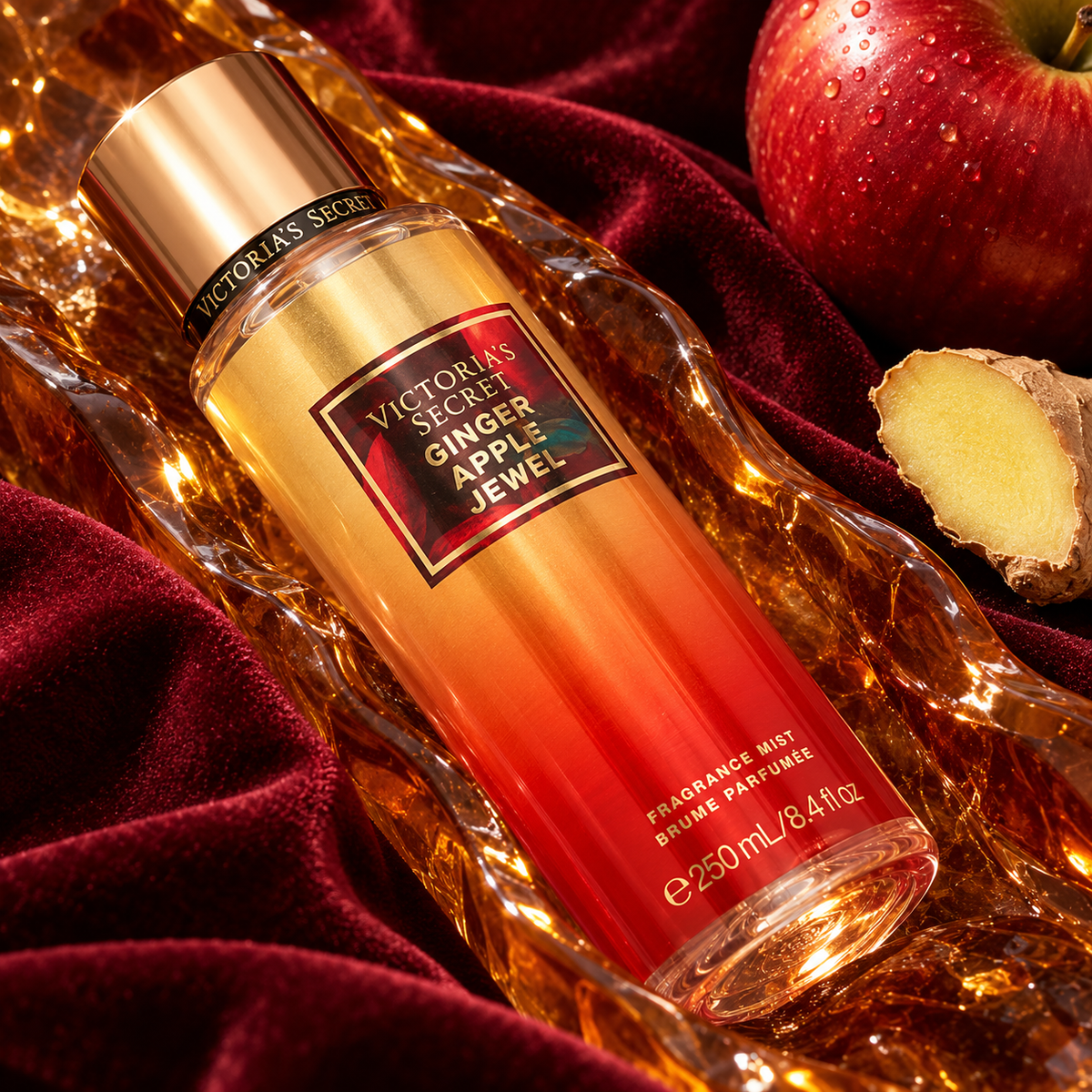 Victoria’s Secret Ginger Apple Jewel tělový sprej 250 ml – atmosférická fotografie – MrRizz