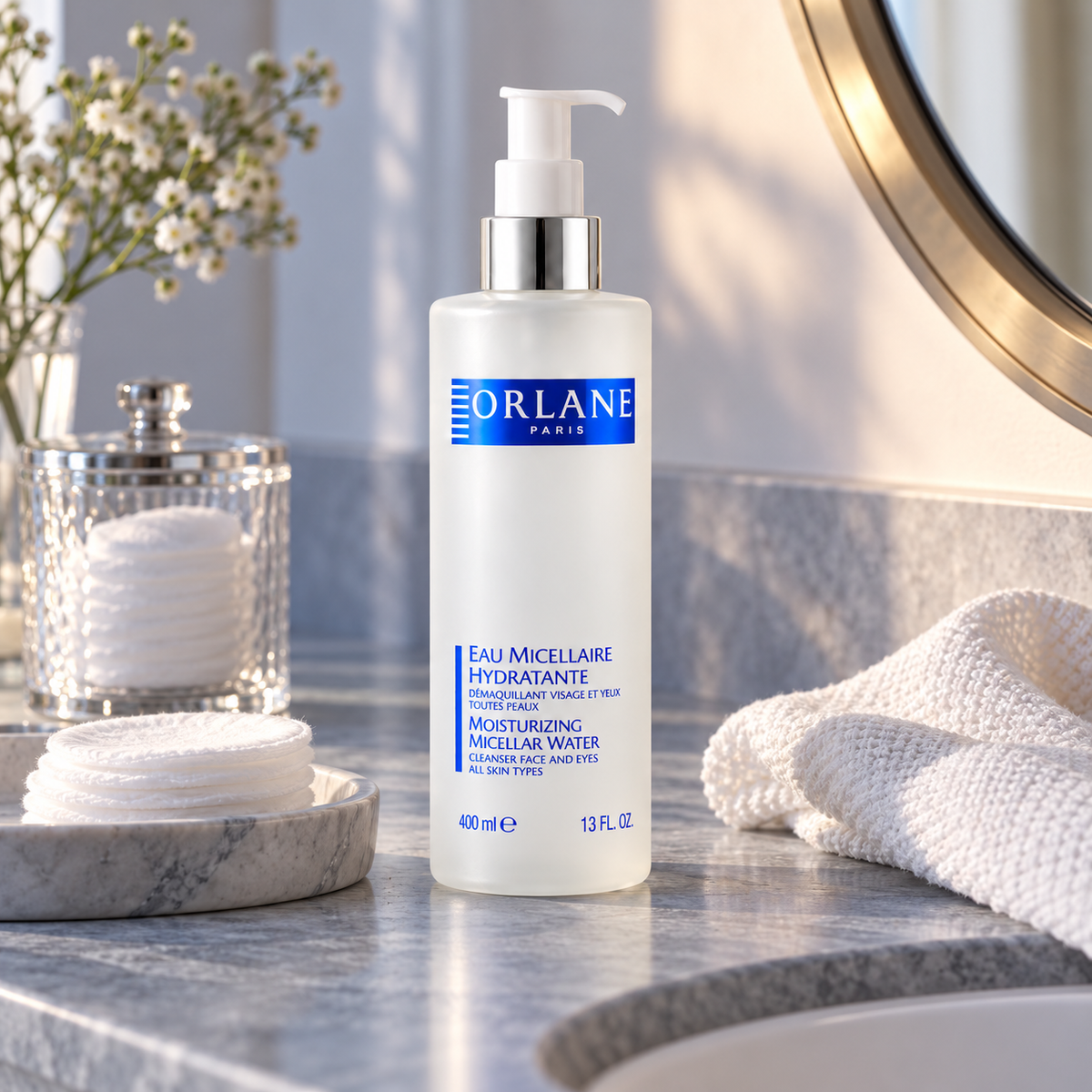 Orlane Cleansing Moisturizing Micellar Water 400 ml – atmosférická fotografie – MrRizz