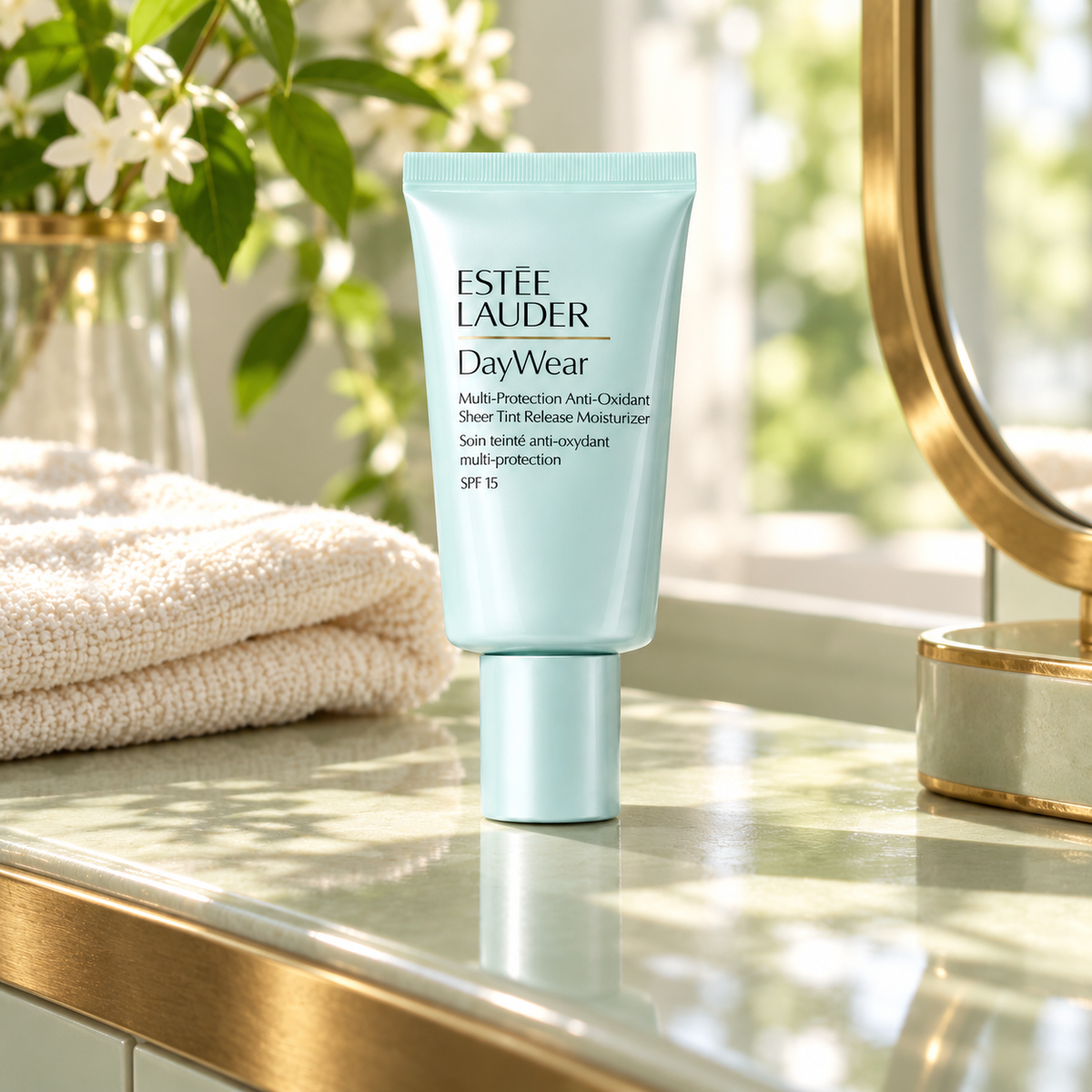 Estée Lauder DayWear Multi-Protection Anti-Oxidant Sheer Tint 50 ml – atmosférická fotografie – MrRizz