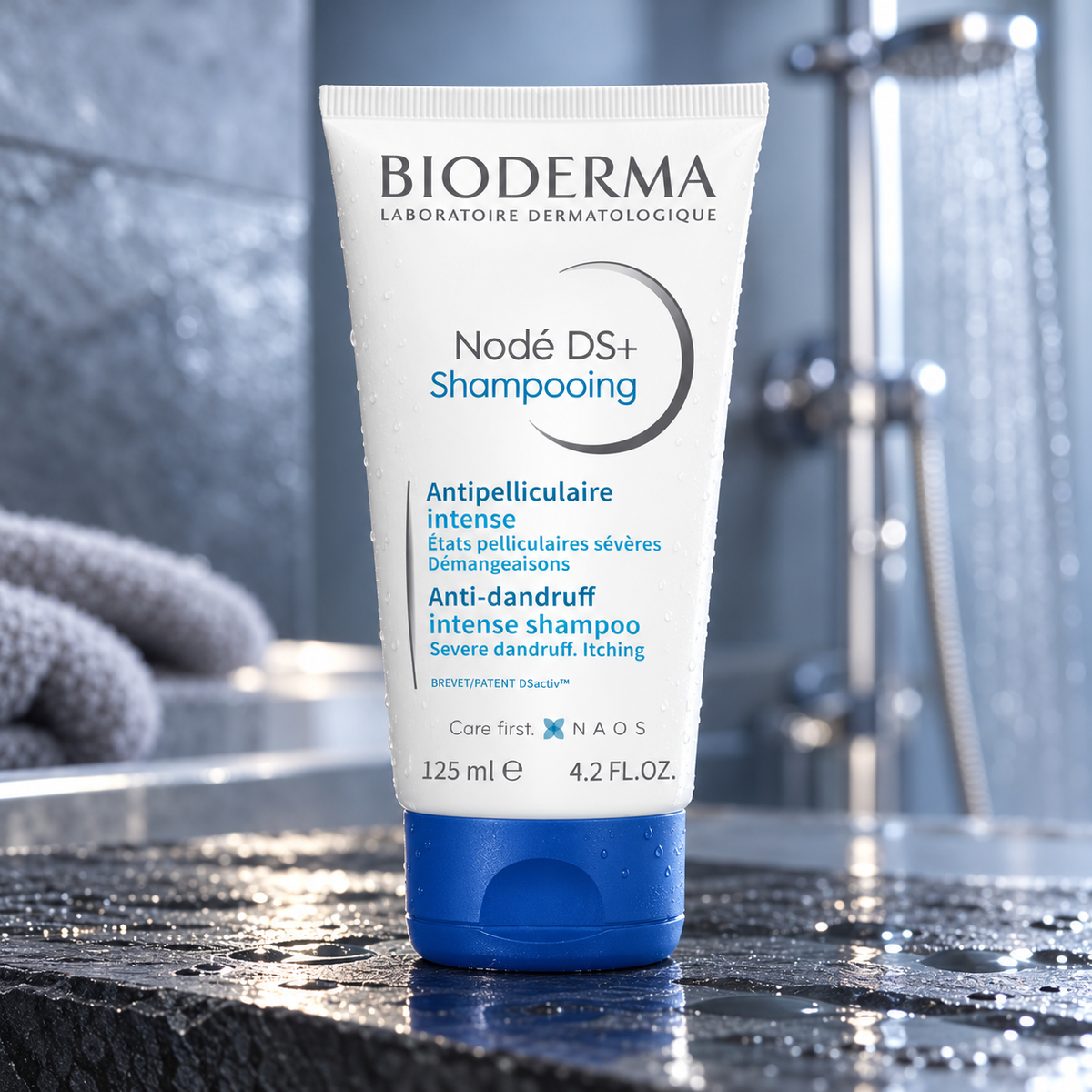 BIODERMA Nodé Ds+ Antidandruff Intense 125 ml – atmosférická fotografie – MrRizz