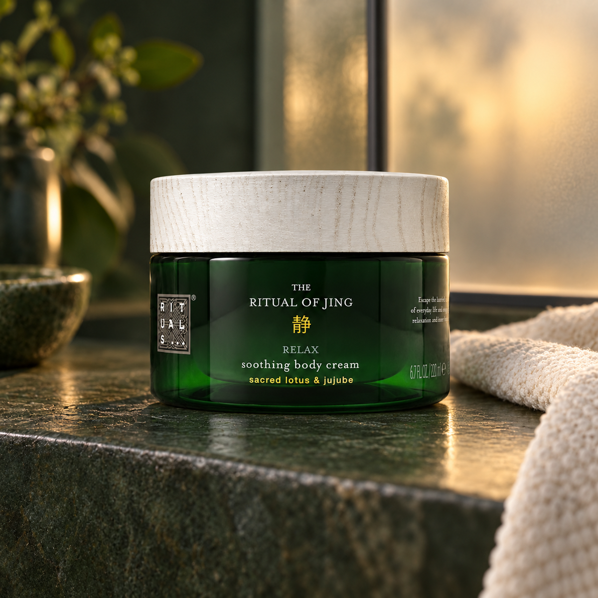 Rituals The Ritual Of Jing Soothing Body Cream 220 ml – atmosférická fotografie – MrRizz