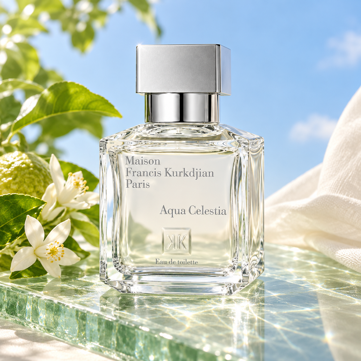 Maison Francis Kurkdjian Aqua Celestia EDT 70 ml – atmosférická fotografie – MrRizz