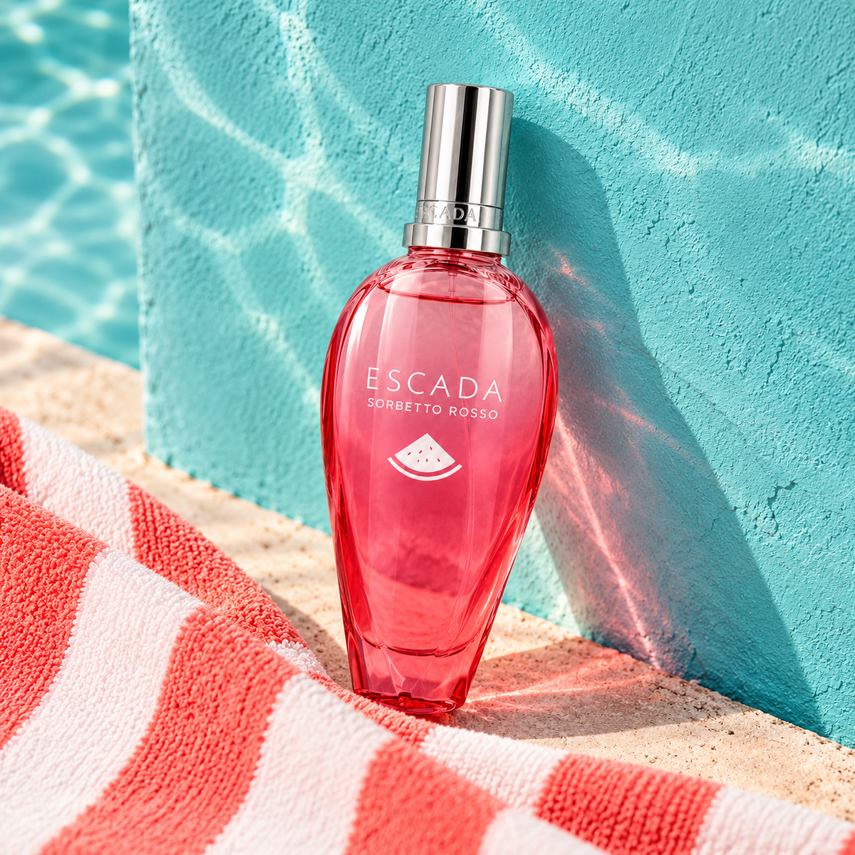 Escada Sorbetto Rosso EDT 100 ml – atmosférická fotografie – MrRizz