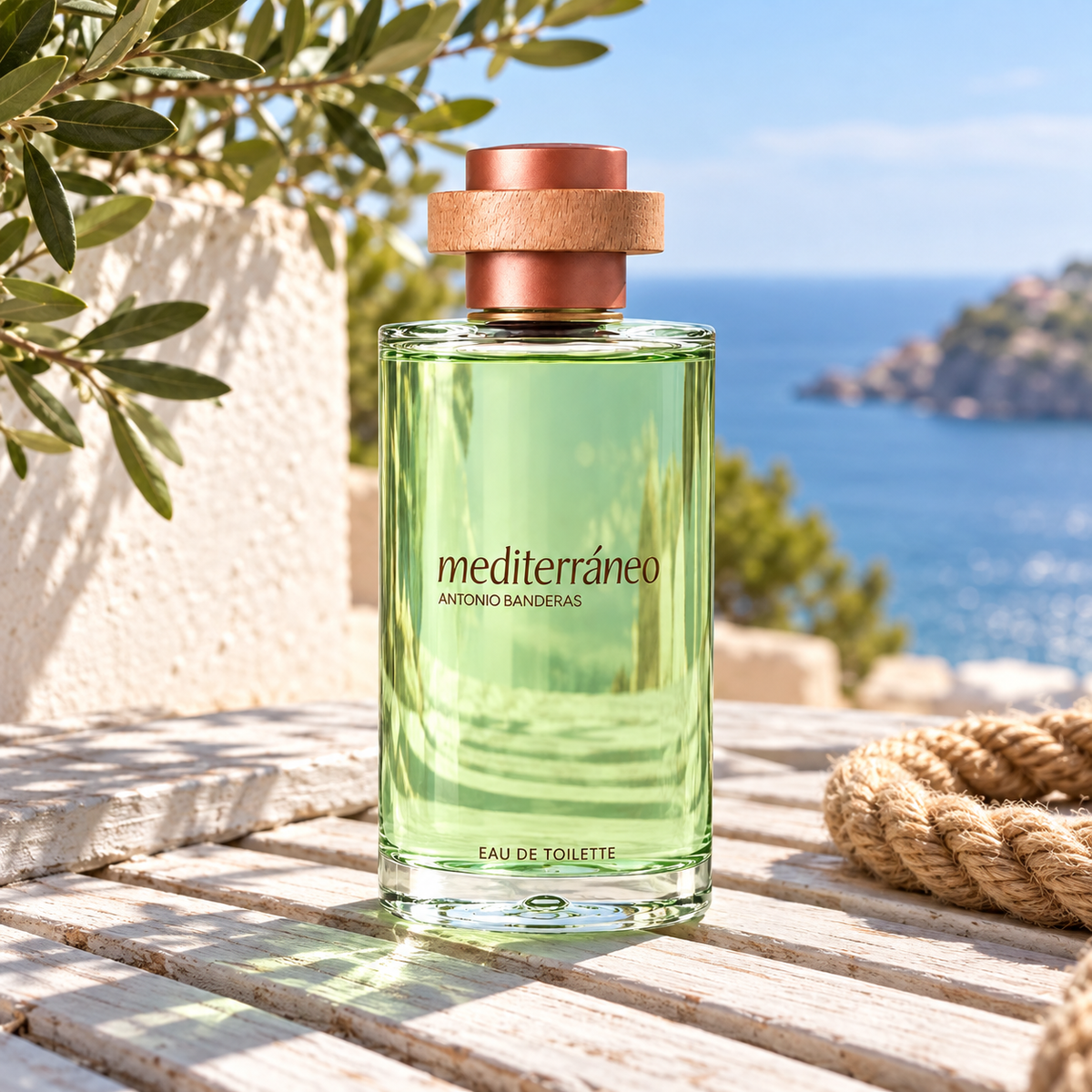 Antonio Banderas Mediterráneo EDT 200 ml – atmosférická fotografie – MrRizz