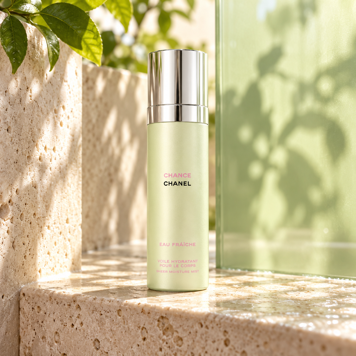 Chanel Chance Eau Fraîche Sheer Moisture Mist 100 ml – atmosférická fotografie – MrRizz