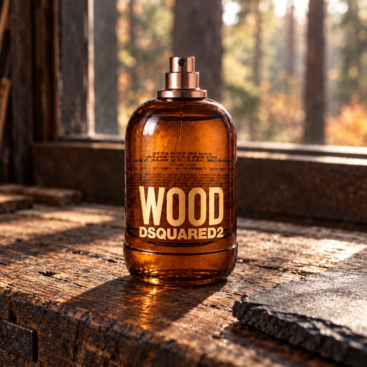 Dsquared2 Wood 100 ml – atmosférická fotografie – MrRizz
