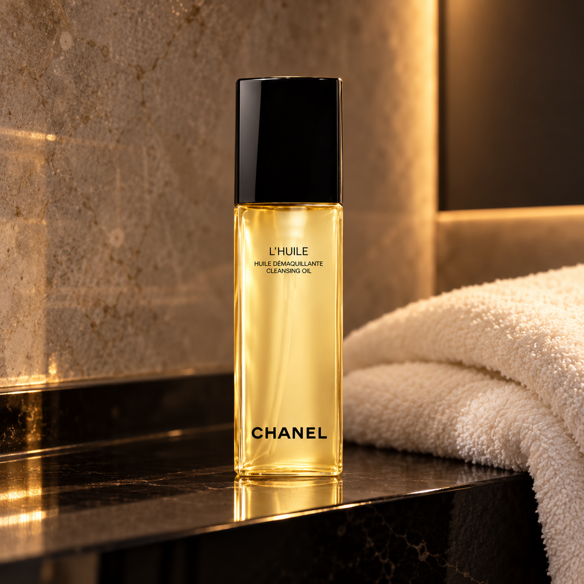 Chanel L´Huile Čisticí olej 150 ml – atmosférická fotografie – MrRizz