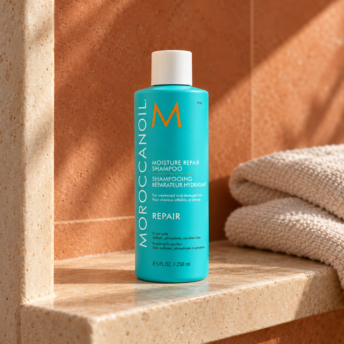 Moroccanoil Repair Šampon 250 ml – atmosférická fotografie – MrRizz
