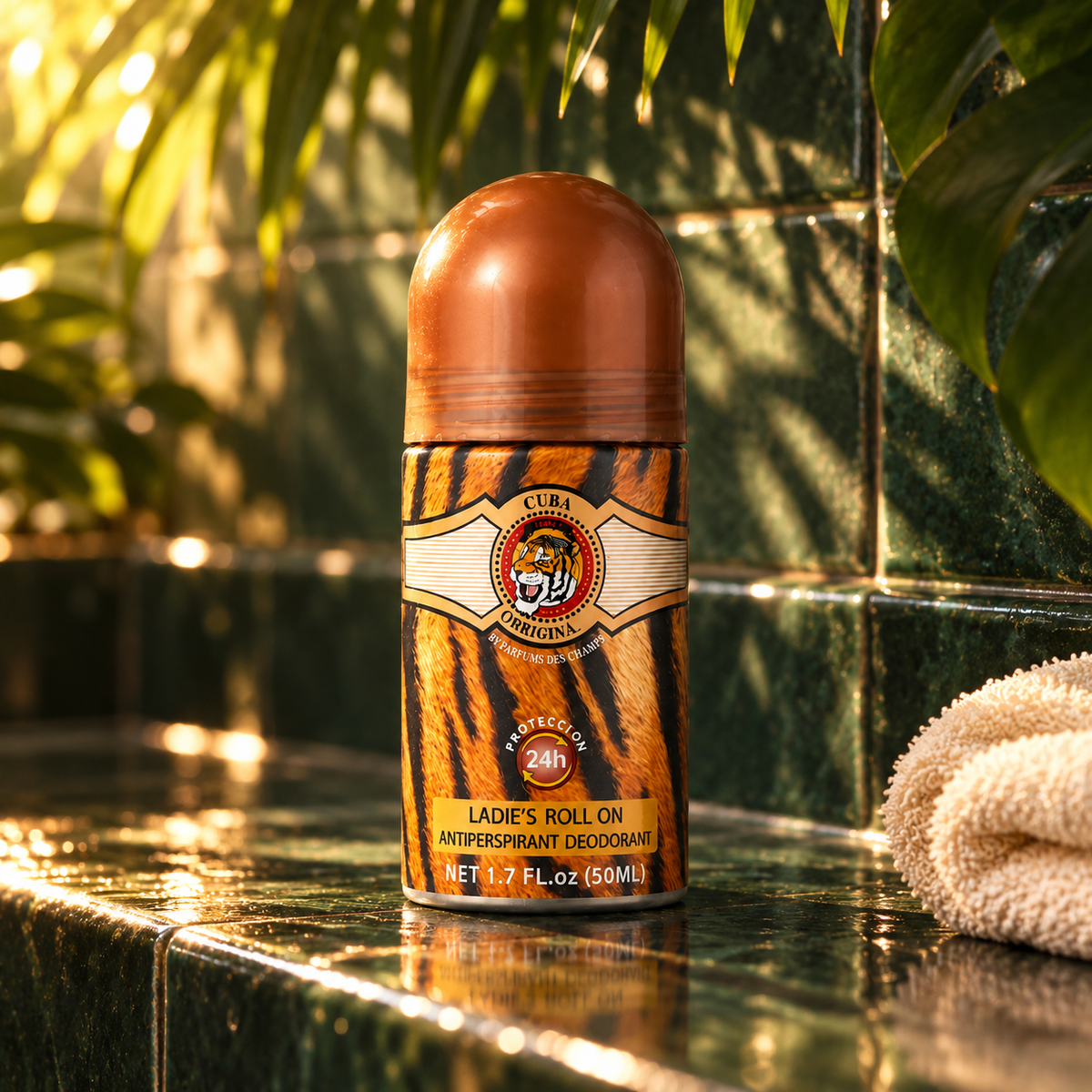 Cuba Jungle Tiger Deodorant 50 ml – atmosférická fotografie – MrRizz