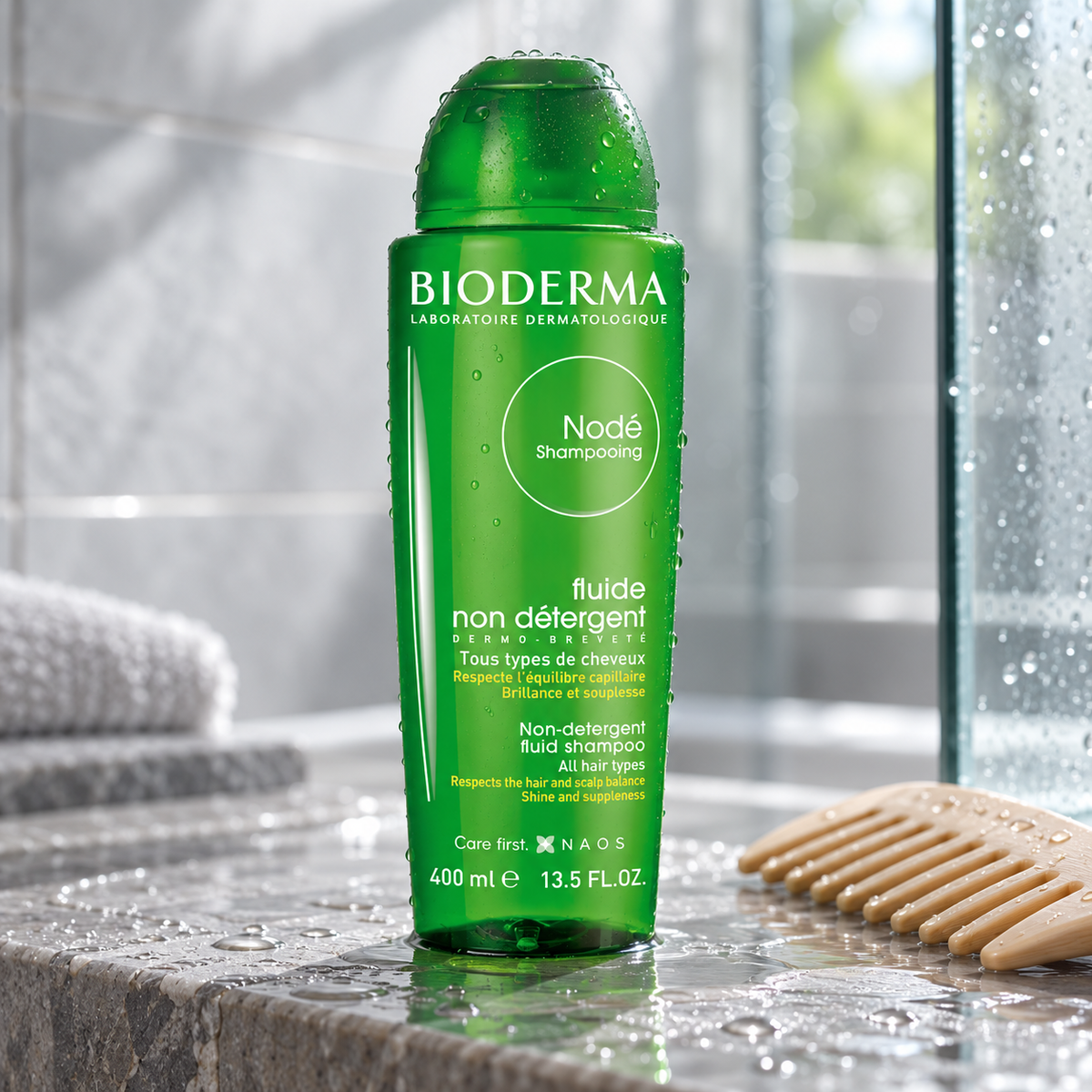 BIODERMA Nodé Non-Detergent Fluid Shampoo Šampon 400 ml – atmosférická fotografie – MrRizz