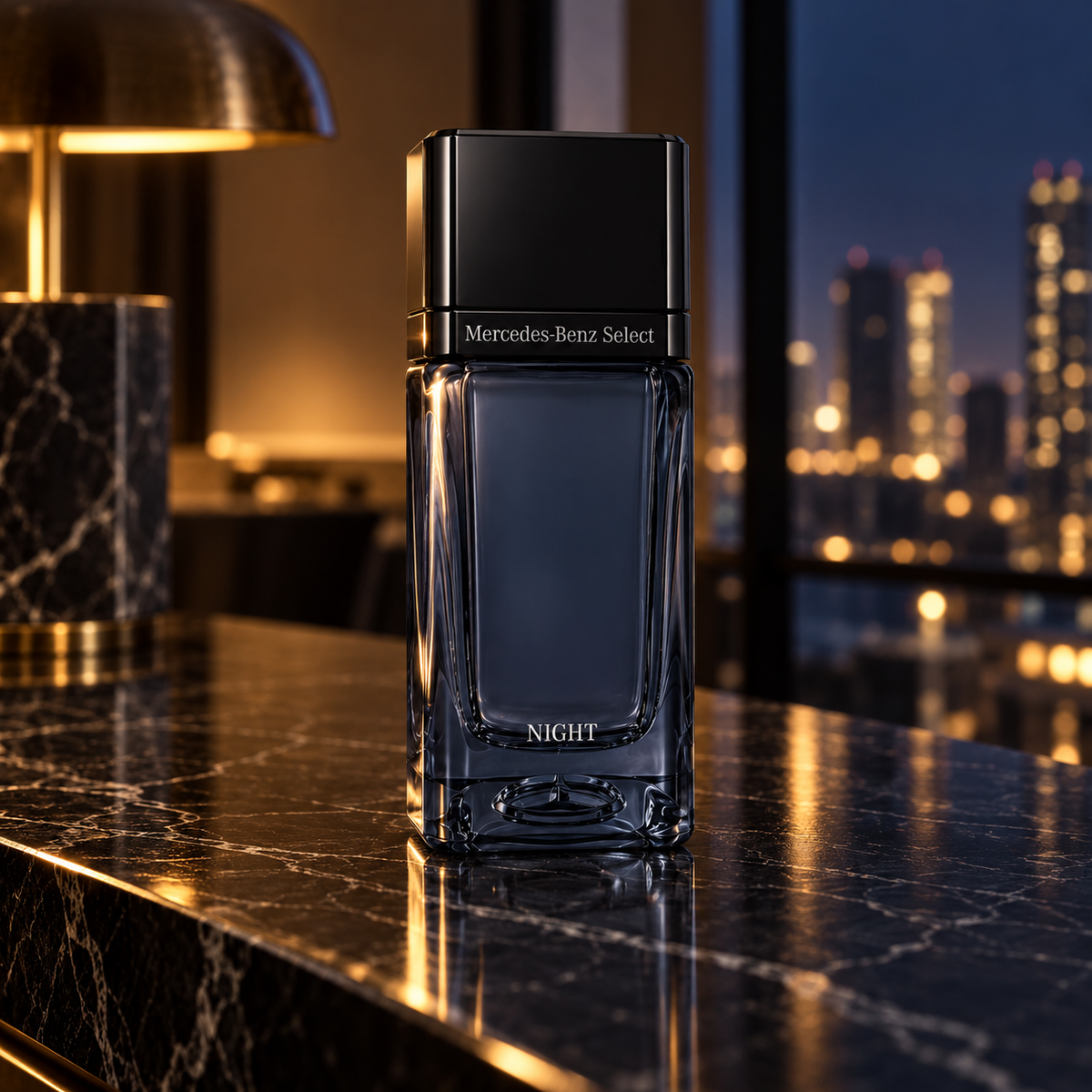 Mercedes-Benz Select Night EDP 100 ml – atmosférická fotografie – MrRizz