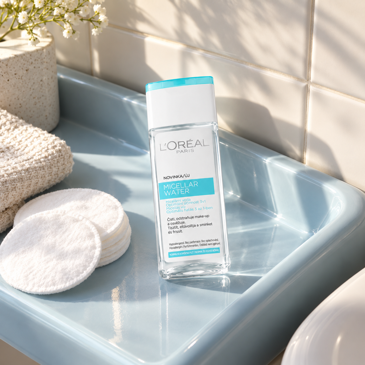 L'Oréal Paris Micellar Water 200 ml – atmosférická fotografie – MrRizz