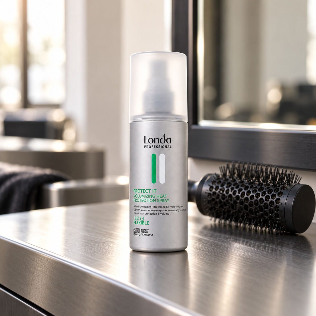 Londa Professional Protect It Volumizing Heat Protection Spray 150 ml – atmosférická fotografie – MrRizz