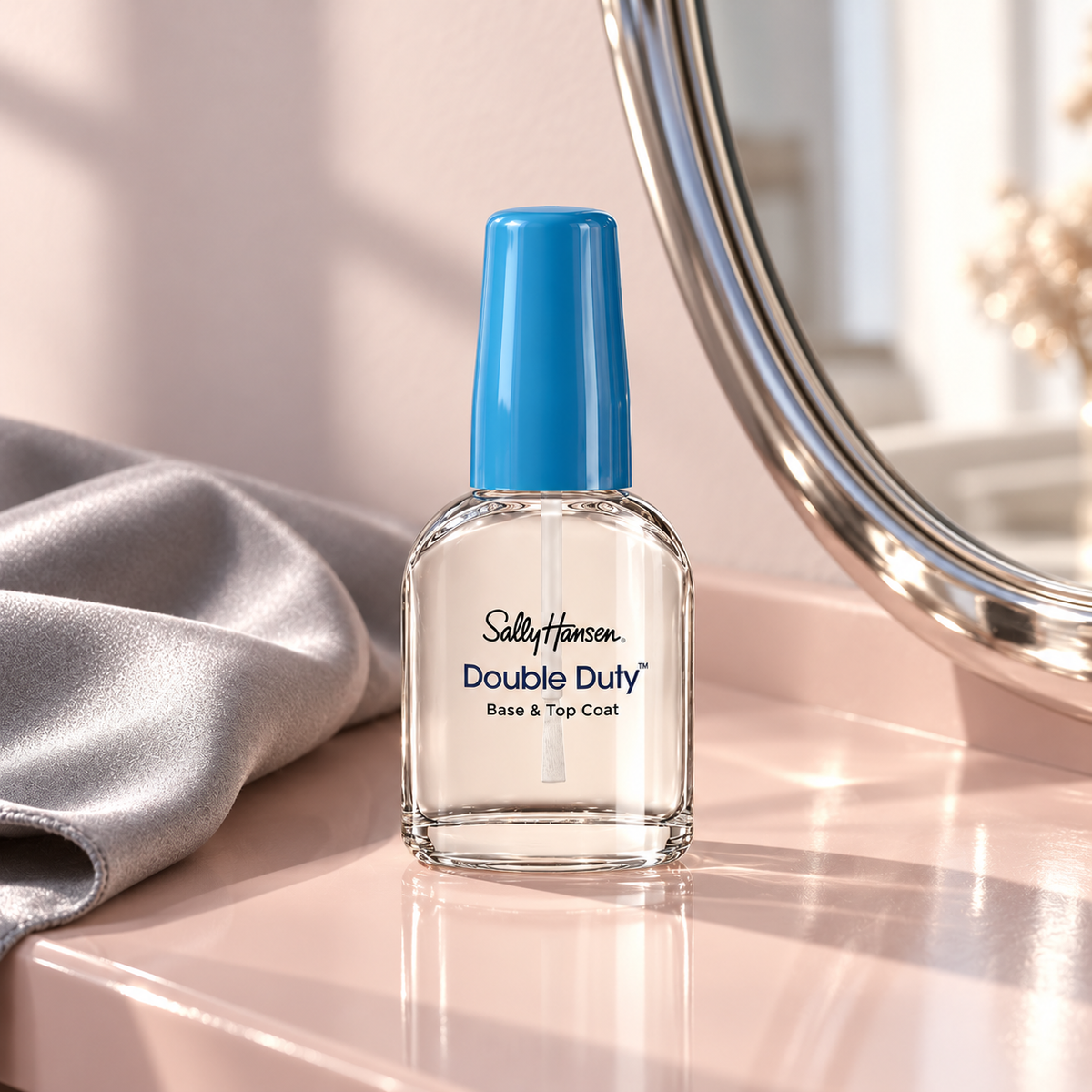 Sally Hansen Double Duty Strengthening Base & Top Coat 13,3 ml – atmosférická fotografie – MrRizz