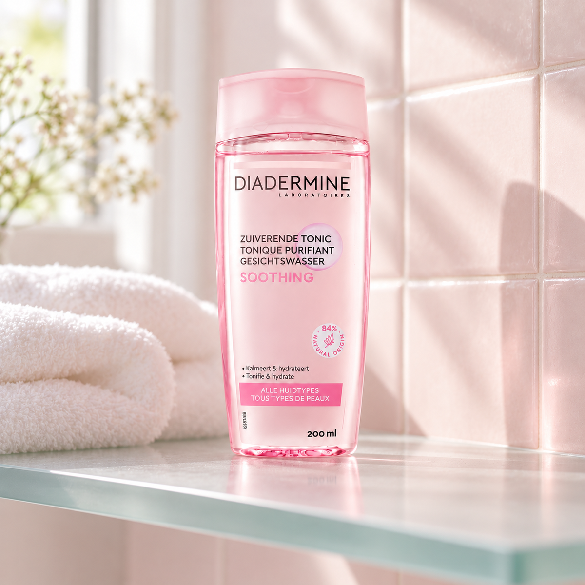 Diadermine Soothing Tonic 200 ml – atmosférická fotografie – MrRizz