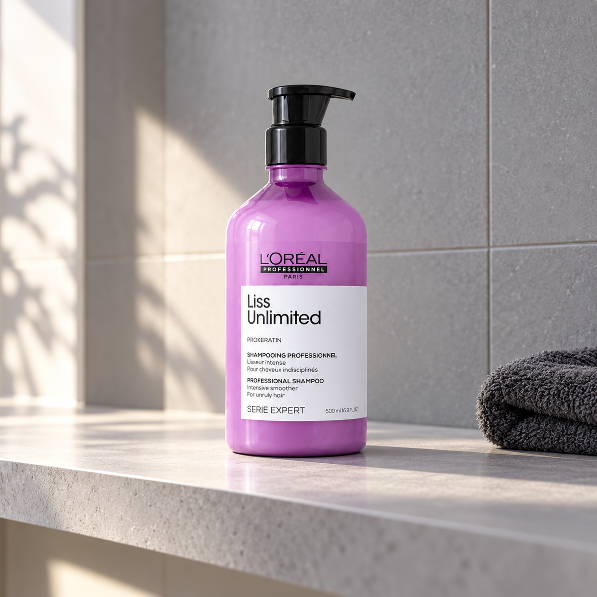 L'Oréal Professionnel Liss Unlimited Professional Shampoo 500 ml – atmosférická fotografie – MrRizz