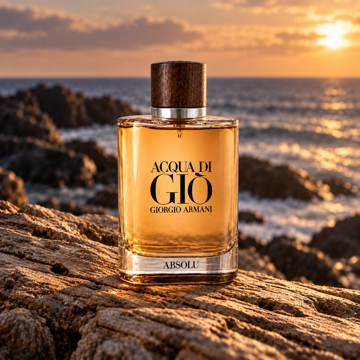 Giorgio Armani Acqua di Gio Absolu EDP 125 ml – atmosférická fotografie – MrRizz