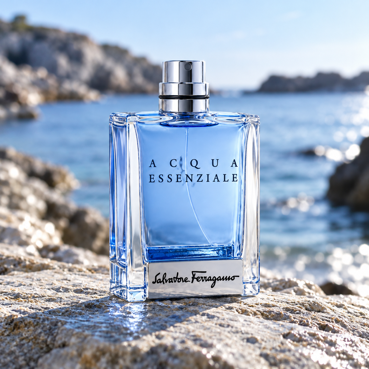 Ferragamo Acqua Essenziale EDT 100 ml – atmosférická fotografie – MrRizz
