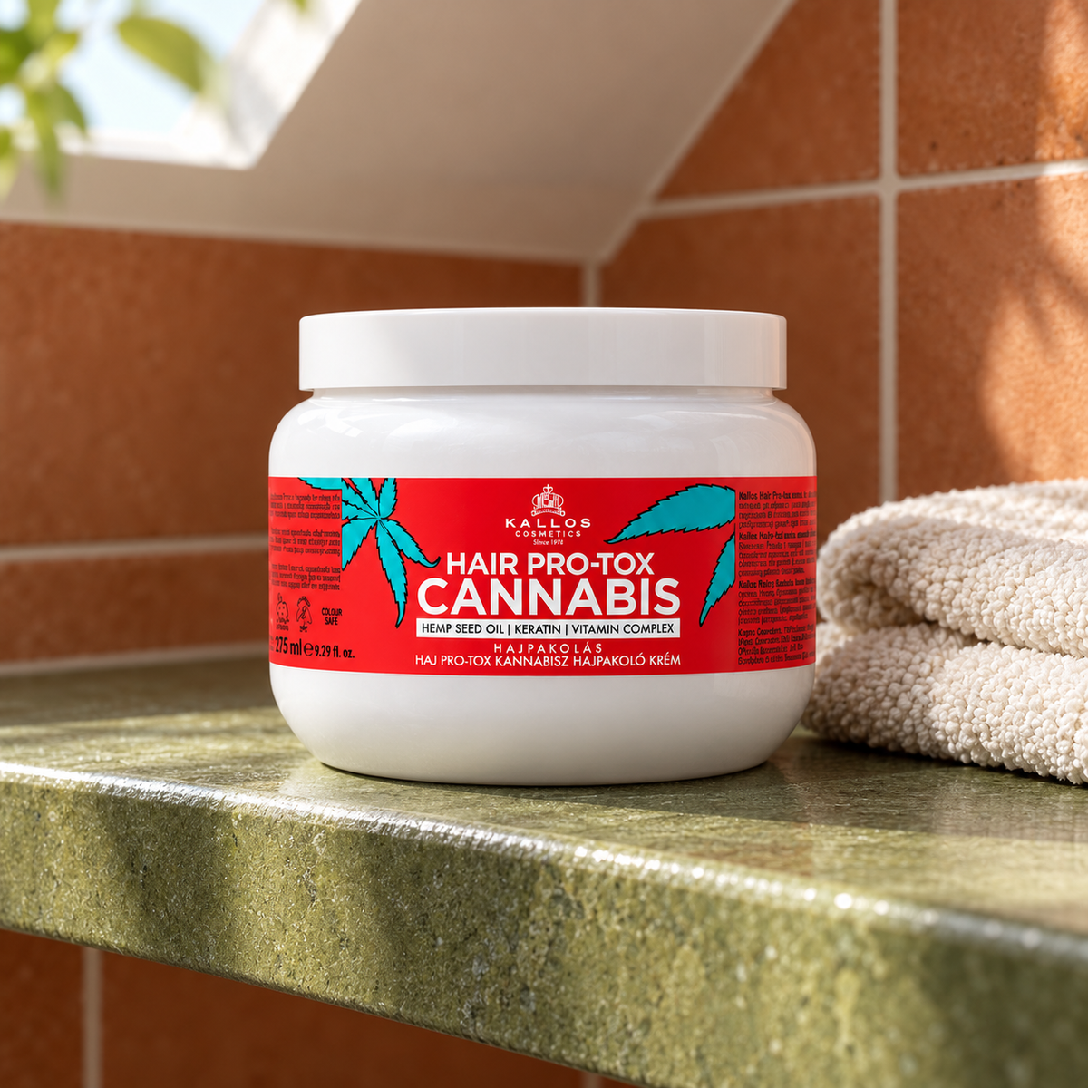 Kallos Cosmetics Hair Pro-Tox Cannabis 275 ml – atmosférická fotografie – MrRizz